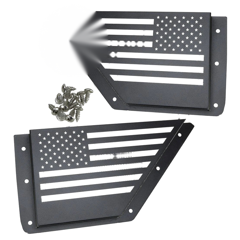 Ford Bronco Car US Flag Style Door Storage Box Organizer (2021-2023)
