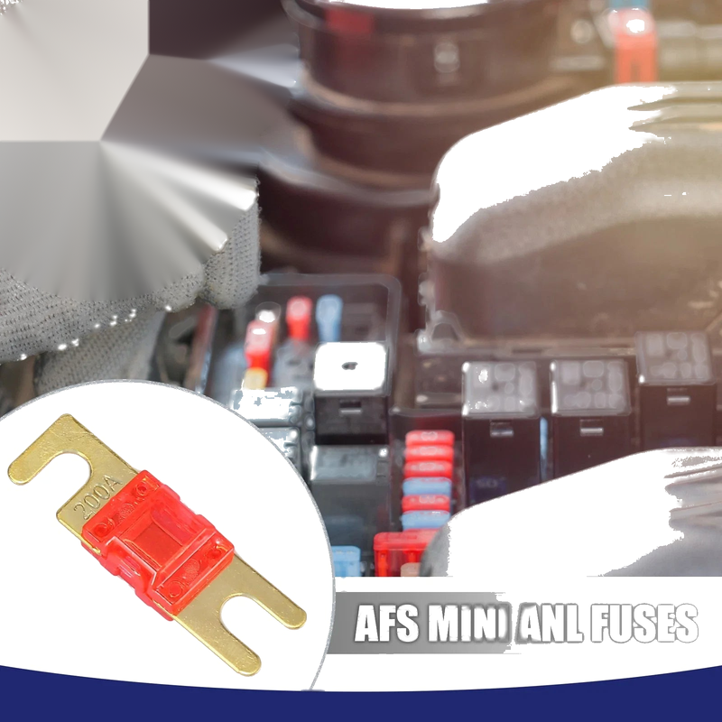 Universal Car Audio Systems 5 x 200A AFS Mini ANL Fuses