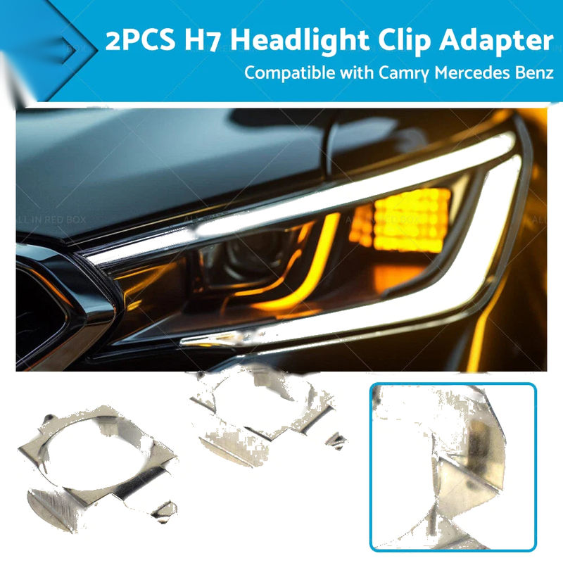 Toyota Camry LED Headlight H7 Clip Adapter Holder (2018-2023)