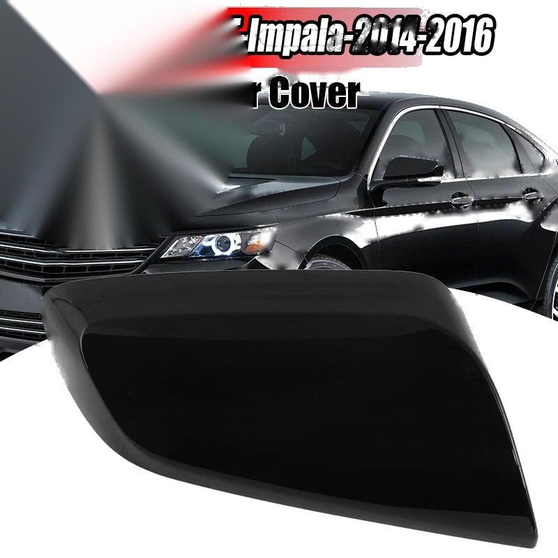 Chevy Impala 2014-2020 Gloss Black Right Side Wind Mirror Cover Caps