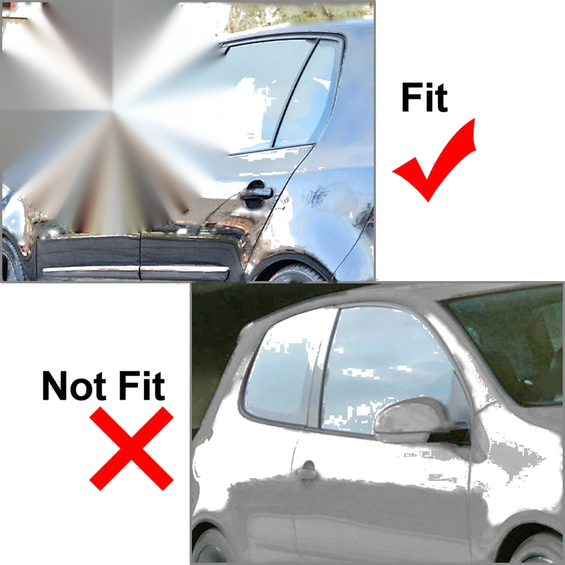 VW Golf MK5 Rear Window Louver Cover Trim (2004-2008)