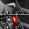 Porsche Cayenne Red Carbon Fiber Gear Shift Knob Trim Cover (2019-2023)
