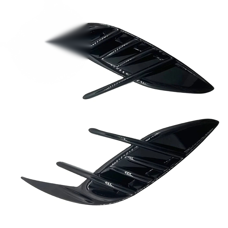 KIA Stinger Rear Bumper Side Wing Air Vent Canard Covers (2017-2023)