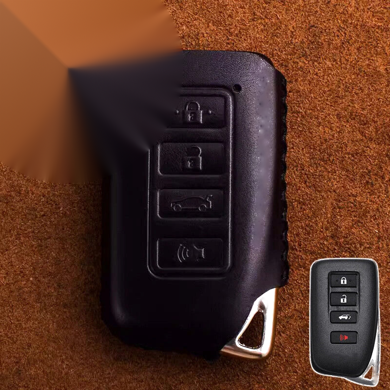 Lexus RC / IS / GS / RX / ES / NX / LS / LX Leather Car Key Fob Case Cover