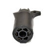RV 7 Way Round to 4 Pin Flat Trailer Light Adapter Plug Connector