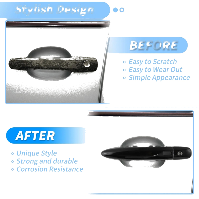 Nissan Sentra Altima X-Trail Glossy Black Door Handle Cover