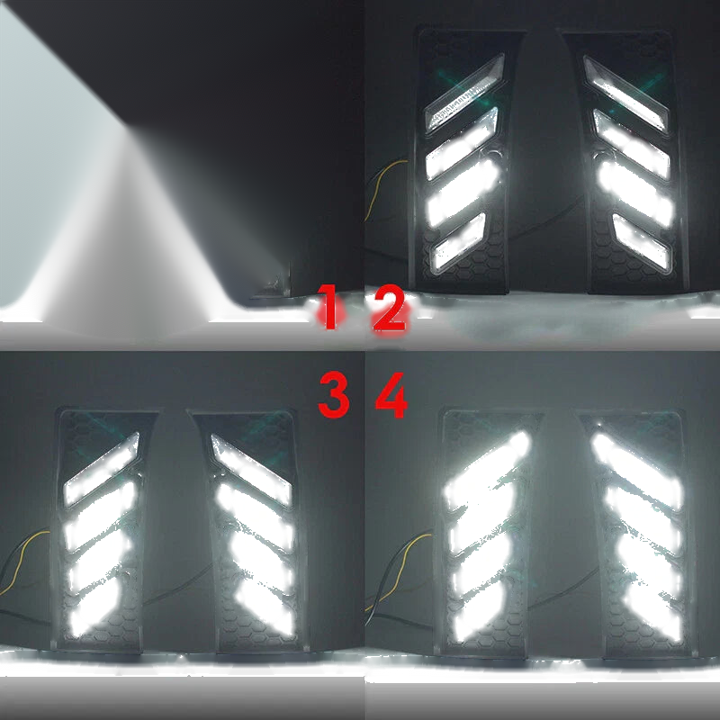 Toyota Tundra LED DRL Daytime Running Lights 2 x Turn Signal Lamps (2022-2023)