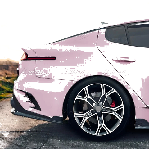 KIA Stinger Gloss Black Rear Bumper Side Vent Canard Cover (2017–2023)
