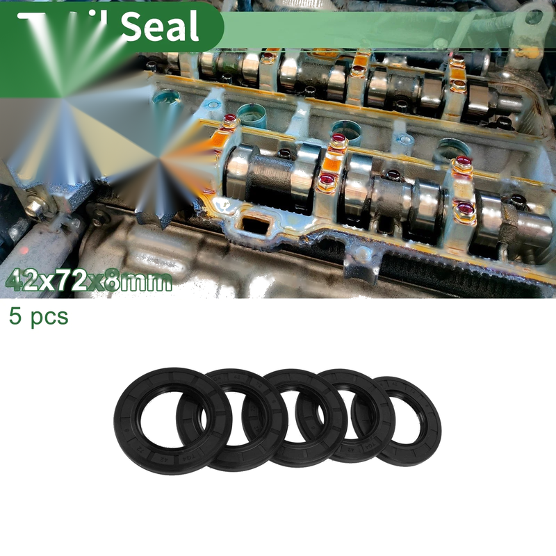 Make Model Oil Seal / 42x72x8mm / Rotary Shaft Seal NBR Rubber