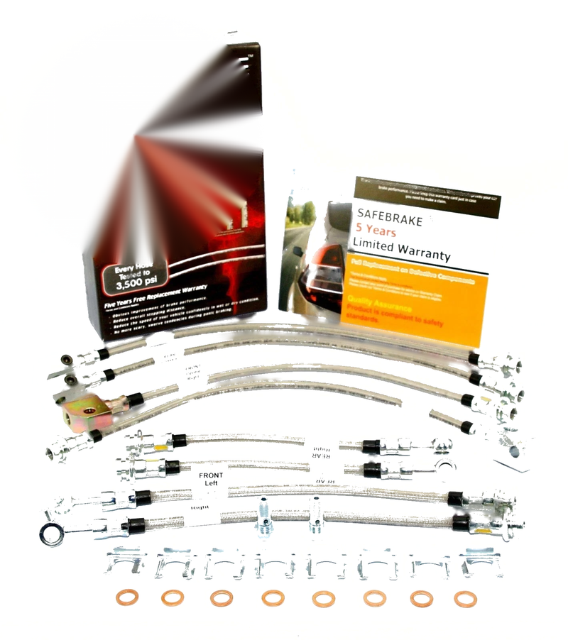 Patrol GU Y61 ZD3.0DTi (ABS + Stability Control, 2 Inch Lift) Brake Line Kit (2000-2006)