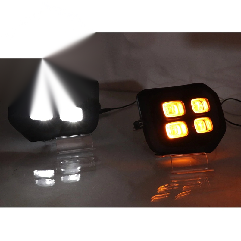 Toyota Tacoma 2016-2023 2 x Amber Daytime Running Lamp Front Fog Light