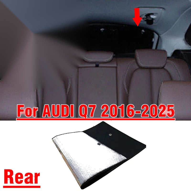 AUDI Q7 Rear Windshield Privacy Thick Interior Sunshade Cover (2016–2025)