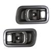Interior Door Handle Gray Pair Fits Nissan Frontier Navara D22 Truck 1998-05 D06