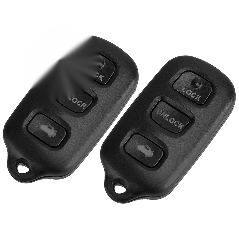 Toyota 4Runner (2002-2009) - 3+1 Button Design 2 x Key Shell Covers