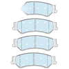 Ford Territory SX SY SZ Wagon 4WD Rear Disc Brake Pad Set (2004 - 2016)