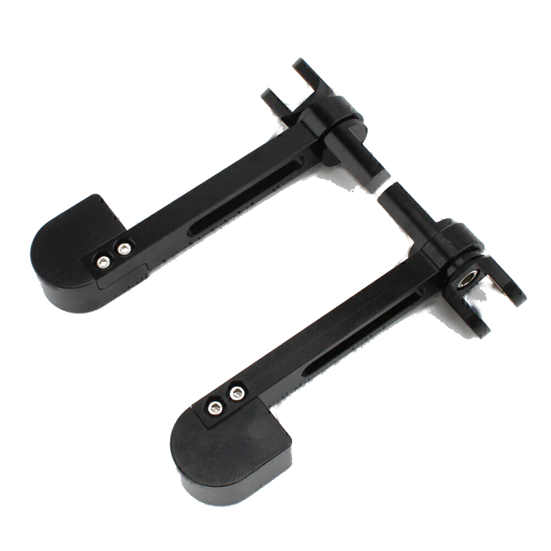 Harley Sportster XL 883 1200 Softail FXWG Black Stirrup Heel Foot Rest Pegs