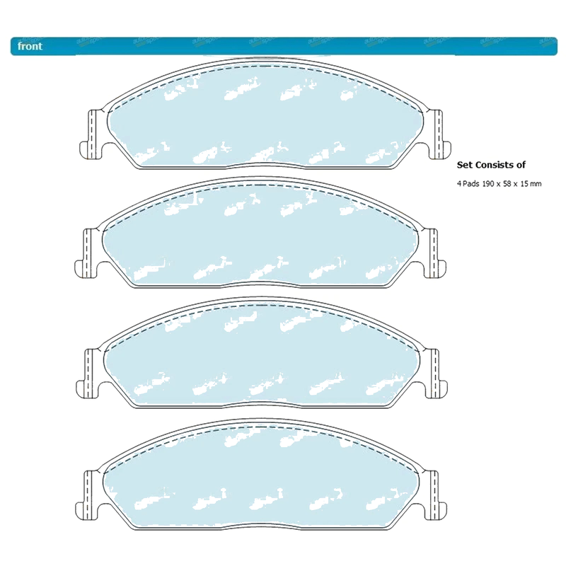 Falcon BA BF FG Front Disc Rotors & Brake Pads (2002-2012)