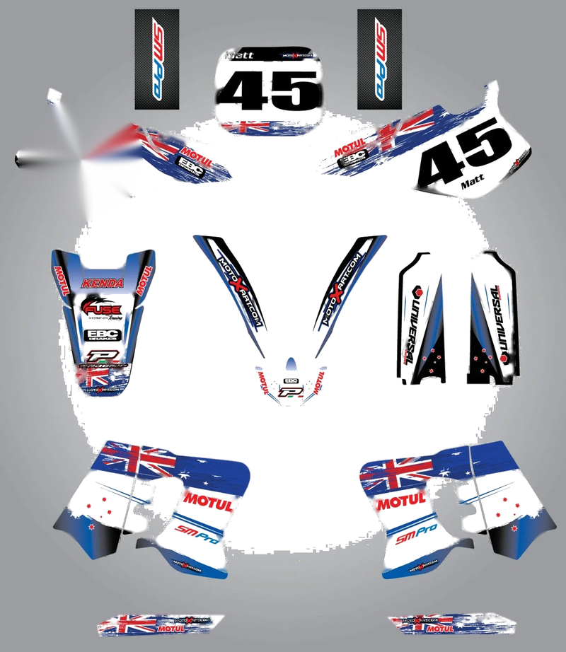 Yamaha YZ 125 Custom Graphic Kit - AUSSIE PRIDE (1993-1995)