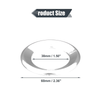 Honda Civic 2 x Silver Tone Door Audio Speaker Ring Covers