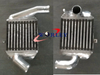Audi A4 B5 S4 RS4 A6 C5 2.7T 90MM Thick Aluminum Intercooler Pair (1996-2001)
