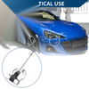 Toyota Yaris (2020-2023) - 23cm Metal Towing Hook Ring 1 x Silver Tow Hook