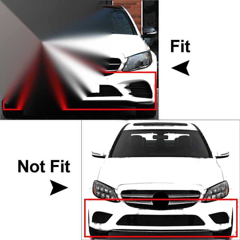 Mercedes C-Class C200 C260 W205 Black Light Decorative Cover Trim (2019+)