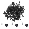 BMW 50 Pcs 6mm Plastic Rivets Fastener Clip