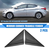 Hyundai Elantra 2 x Left Right Mirror Corner Triangle Fender Covers (14-16)
