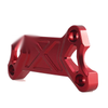 Ducati DesertX Red Aluminum Handlebar Riser Top Clamp Cover (2022-2024)