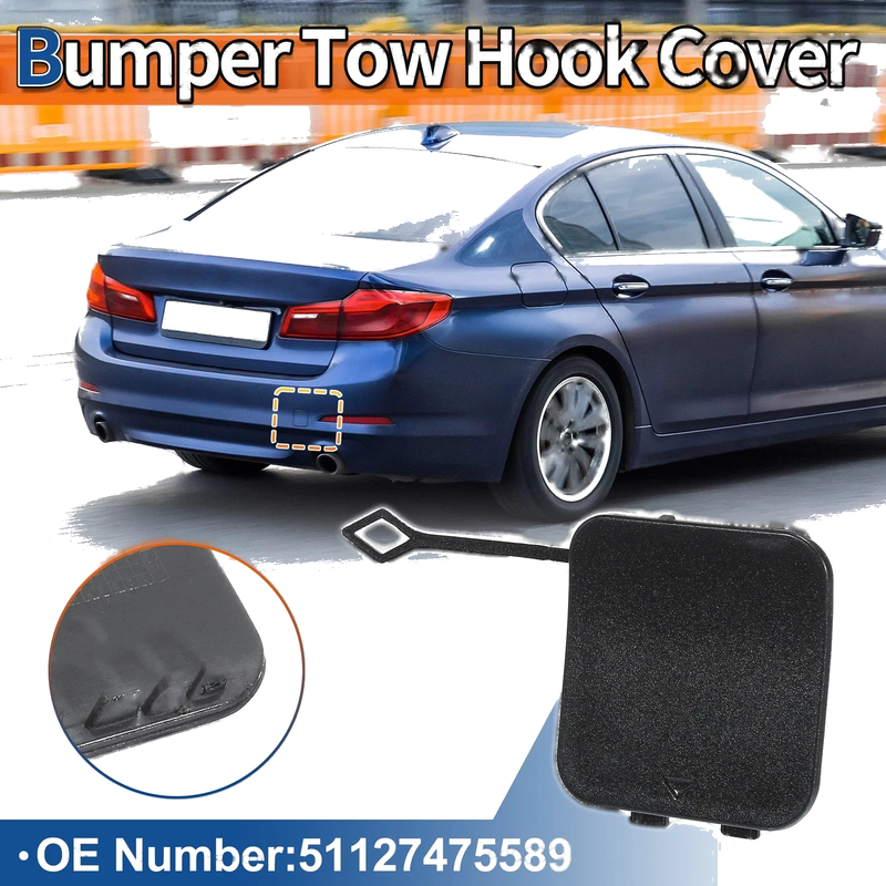 BMW 530i 540i M5 Rear Right Tow Hook Cover (2001-2003)