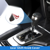Hyundai Tucson 2010-2013 - Pebbled Black Red Car Gear Shift Knob Cover