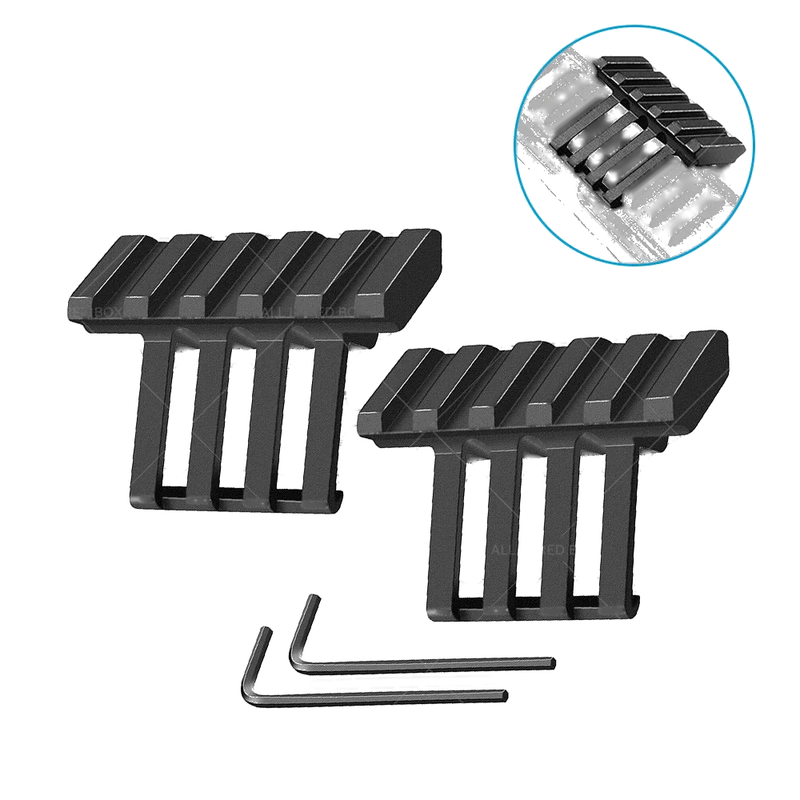 Picatinny Weaver Rail Low Profile Tactical 45° Offset Angle Mount