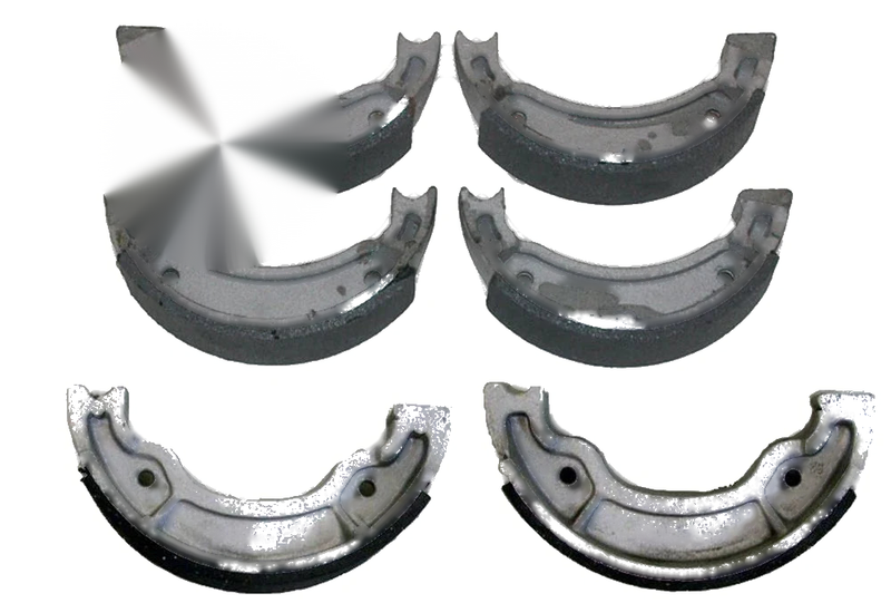 Yamaha Raptor 50 2 x Front & Rear Brake Shoes (2004–2008)