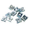 Fastening - Clamping Nuts for Various Uses 200 x U-Clips Sheet Metal Nuts