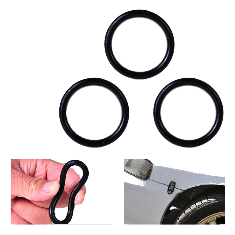 Auto Fen Rubber O-Ring Quick Release Fastener