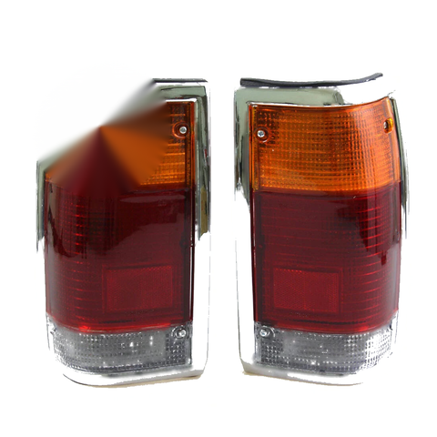 Mazda Bravo B2000 B2200 B2600 1985-1998 Tail Lights Chrome