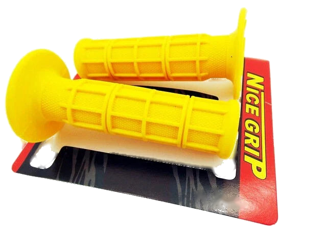 KTM 420 JBS Yellow Hand Grip Set Left Right Pair Handlebar Grips
