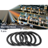 Oil Seal 90x110x10mm 5 Pcs Seal Ring Rotary Shaft Nitrile Rubber