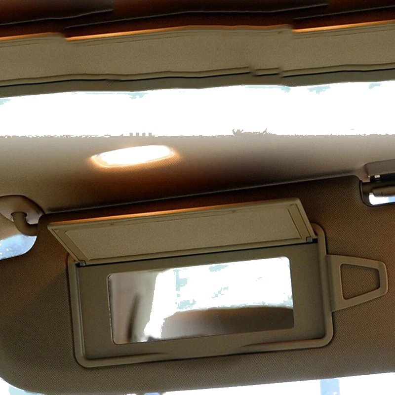 Benz S-Class W220 Gray Left Side Sun Visor Mirror Frame Cover (1998-2005)