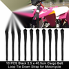 Motorcycle 10 PCS / 2.5 x 40.5cm Cargo Belt Loop Tie Down Strap