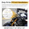 ATV Dirt Bike Yamaha Honda 30mm Height Handlebar Risers 7/8in Bar Clamp