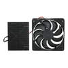 Greenhouse, Pet, Dog, Chicken House 3W Solar Panel Fan