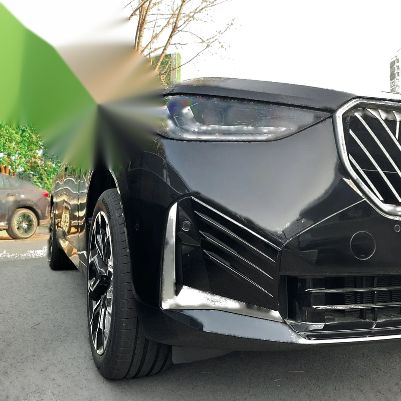 BMW X3 G45 M-Sport Gloss Black Bumper Side Vent Louver Covers (2025–2025)