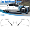 Ford F-250 F-350 F-450 F-550 Chrome Plated Top Half Mirror Covers