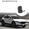Mazda CX-30 Gear Shift Knob Cover 2020-2021 Black Grey Faux Leather