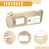 Toyota Highlander 2014-2019 Beige Sun Visor Assembly