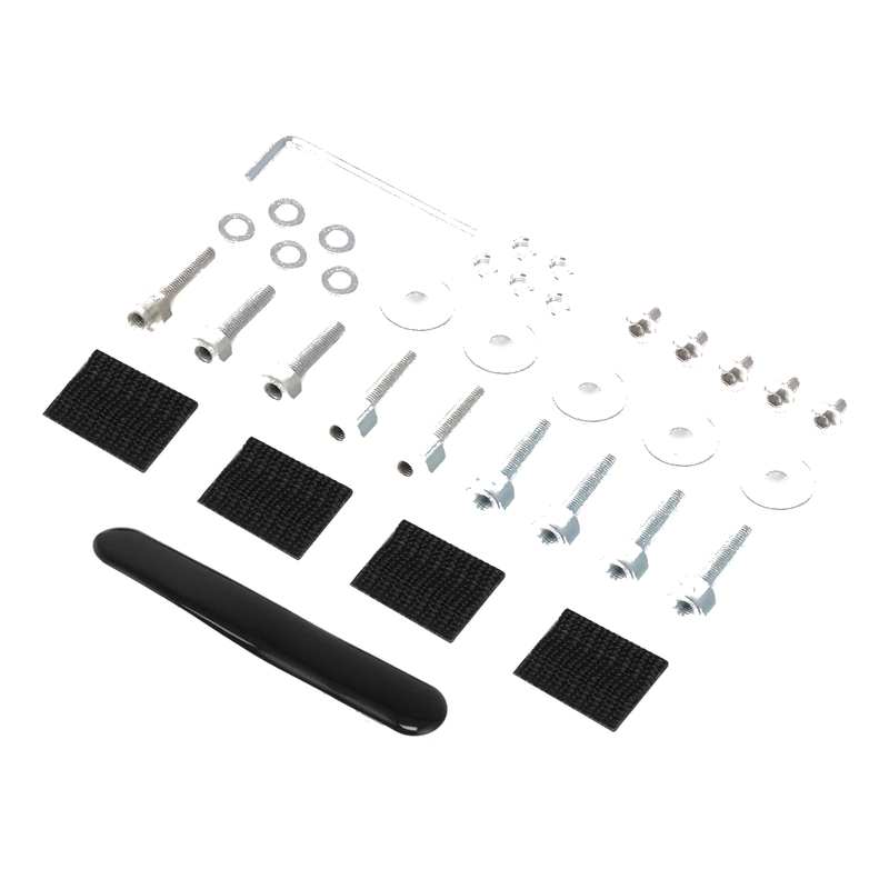 Harley Road Glide Chrome Windshield Windscreen Trim Kit (2004-2013)