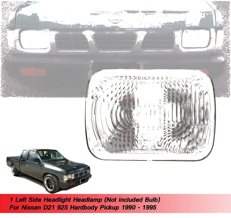 Nissan D21 LH Headlight (1990-1995)