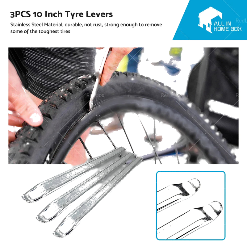 Car Bike Motorcycle - Chrome 3 x 10" Tire Lever Bars