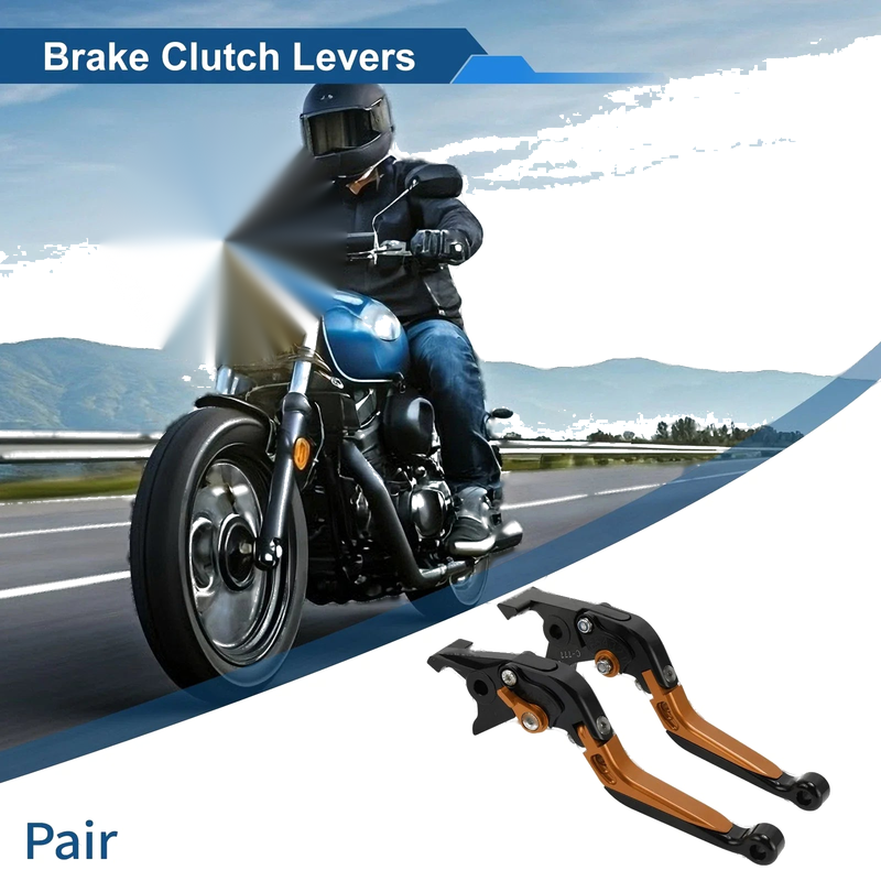 Brake Clutch Levers / Adjustable Short/Long / Kawasaki ZX7R/ZX7RR (1996–2003)